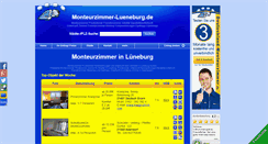 Desktop Screenshot of monteurzimmer-lueneburg.de